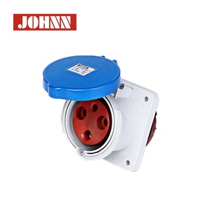 63A PA6 IP44 2 <span class=keywords><strong>P</strong></span> + E 3 <span class=keywords><strong>P</strong></span> 230 V marine montaggio a pannello industriale socket - Product Image 1