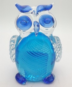 Couleur En Verre Soufflé À la Main Hibou pour Cadeau De Noël - Product Image 4