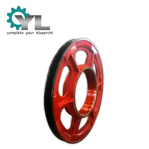 Pulley Price Mining Equipment Machine Spare Part Casting Driving Wheel Stone Steel Foundry Drive Pulley