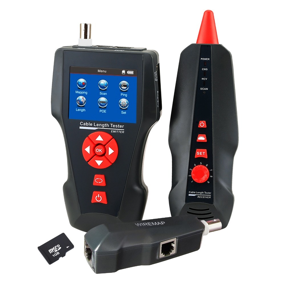 Netzwerkkabeltester & Leitungssucher – LAN Telefonkabel Tracker Mit Ton Tracer, Für Cat5/Cat6 RJ45/RJ11, Inkl. Kopfhörer & Krokodilklemmen