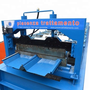Joint Hidden Standing Seam Dach platte Rollen form maschine