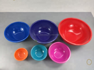 Eco amigable irrompible <span class=keywords><strong>grandes</strong></span> color 6 unidades de melamina de ensalada de fideos ramen tazón con tapa - Product Image 2