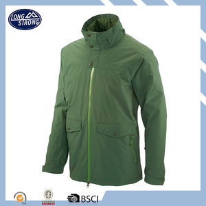 Mejor <span class=keywords><strong>calidad</strong></span> <span class=keywords><strong>precio</strong></span> competitivo 100% poliéster hombres chaqueta de cáscara impermeable - Product Image 3