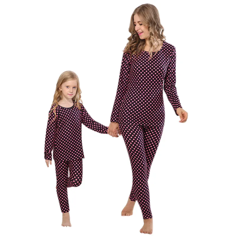 Осенние пижамы для маленьких девочек, пижамные комплекты с длинным рукавом для детей и взрослых, семейные одинаковые наряды, мама и я