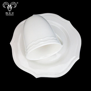 Vajilla de porcelana rosa de estilo bonito, conjunto de vajilla <span class=keywords><strong>mexicana</strong></span>, vajilla de porcelana - Product Image 6