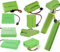 Rechargeable NiMH Battery Pack, Customized, 2.4V, 3.6V