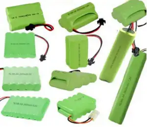 Customized 2.4V 3.6V 4.8V 7.2V 9.6V 36V Rechargeable NiMH Battery Pack