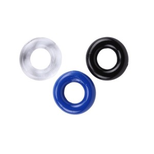 Set van 3 seksuele hulpmiddelen: vibrerende penisringen van siliconen voor mannen, voor orgasme en erectie. - Product Image 4
