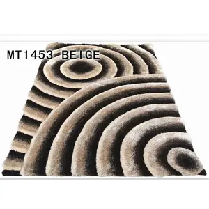 Factory Price New Livingroom Polyester 3D Shaggy Floor Rugs