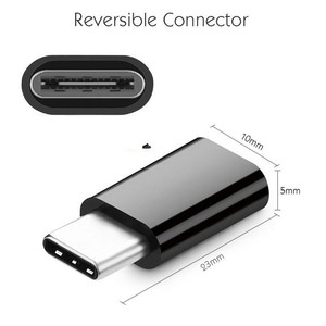 Phí Dữ Liệu Micro USB V8 Nữ Để Nam USB3.1 Loại C Adapter Chuyển Đổi - Product Image 2