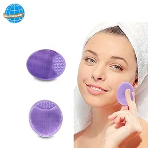 Set di pennelli per la pulizia del viso in Silicone per la bellezza del viso Scrubber per il trucco più pulito