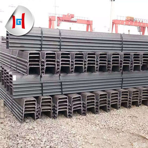 ASTM A572 Gr50 S355JR tumpukan lembaran baja gulung panas berbentuk U dengan layanan Las & pemotong Aloi pengiriman stok besar 7 hari - Product Image 5