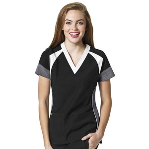 Nuovo Stile Alla Moda Infermiera Uniforme di Progettazione Infermiera Scrub Top - Product Image 2