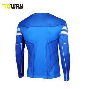 En blanco <span class=keywords><strong>Bjj</strong></span> Mma <span class=keywords><strong>Rash</strong></span> Guard Fabricante - Product Image 4