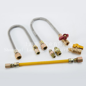 Connettore <span class=keywords><strong>Gas</strong></span> CSA con <span class=keywords><strong>Tubo</strong></span> Flessibile in Acciaio Inox 1/2ID MIP per <span class=keywords><strong>Gas</strong></span> Naturale - Product Image 5