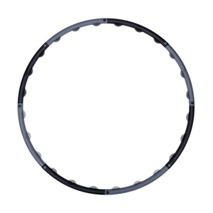 Aros con Peso de Diseño Único, Patentados, de Espuma Colorida para Gimnasia, 100 cm de Diámetro, <span class=keywords><strong>Aro</strong></span> con Peso para <span class=keywords><strong>Yoga</strong></span>, Fitness y Pérdida de Peso - Product Image 3