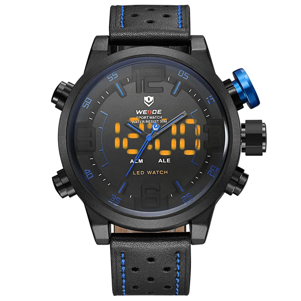 Hot selling weide WH5210 sports wrist watch 30m waterproof led digital watch men relojes hombre