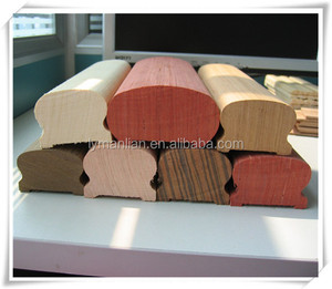 Loại Cầu Thang Bằng Gỗ Lan Can La Mã Cầu Thang Sang Trọng Trụ Cột Căn Hộ Tay Vịn Cầu Thang Bằng Gỗ - Product Image 3