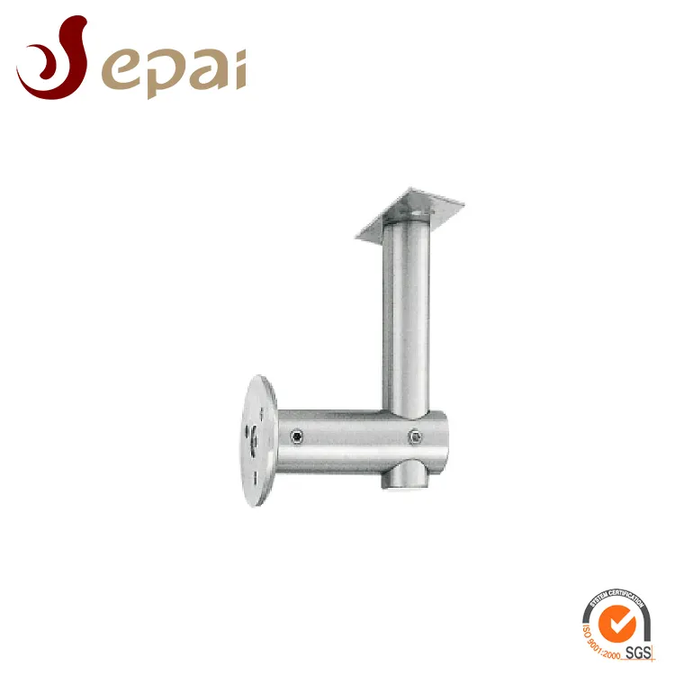 Adjustable Wall Mounted Railing Pipe Support Holder 304/316 Stainless Steel Stair Handrail Bracket in Epai