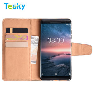 2018 nuevas llegadas moda multifuncional Flip Cartera de cuero funda de teléfono móvil para Nokia 8 <span class=keywords><strong>Sirocco</strong></span> - Product Image 3