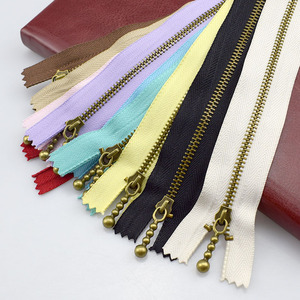Pour Deepeel A4-15 3 #15cm/20cm/30cm accessoires <span class=keywords><strong>de</strong></span> vêtement en métal Bronze sacs avec fermetures à glissière pour vêtements - Product Image 4