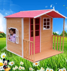 Casetta da gioco in legno per bambini da esterno - Product Image 3
