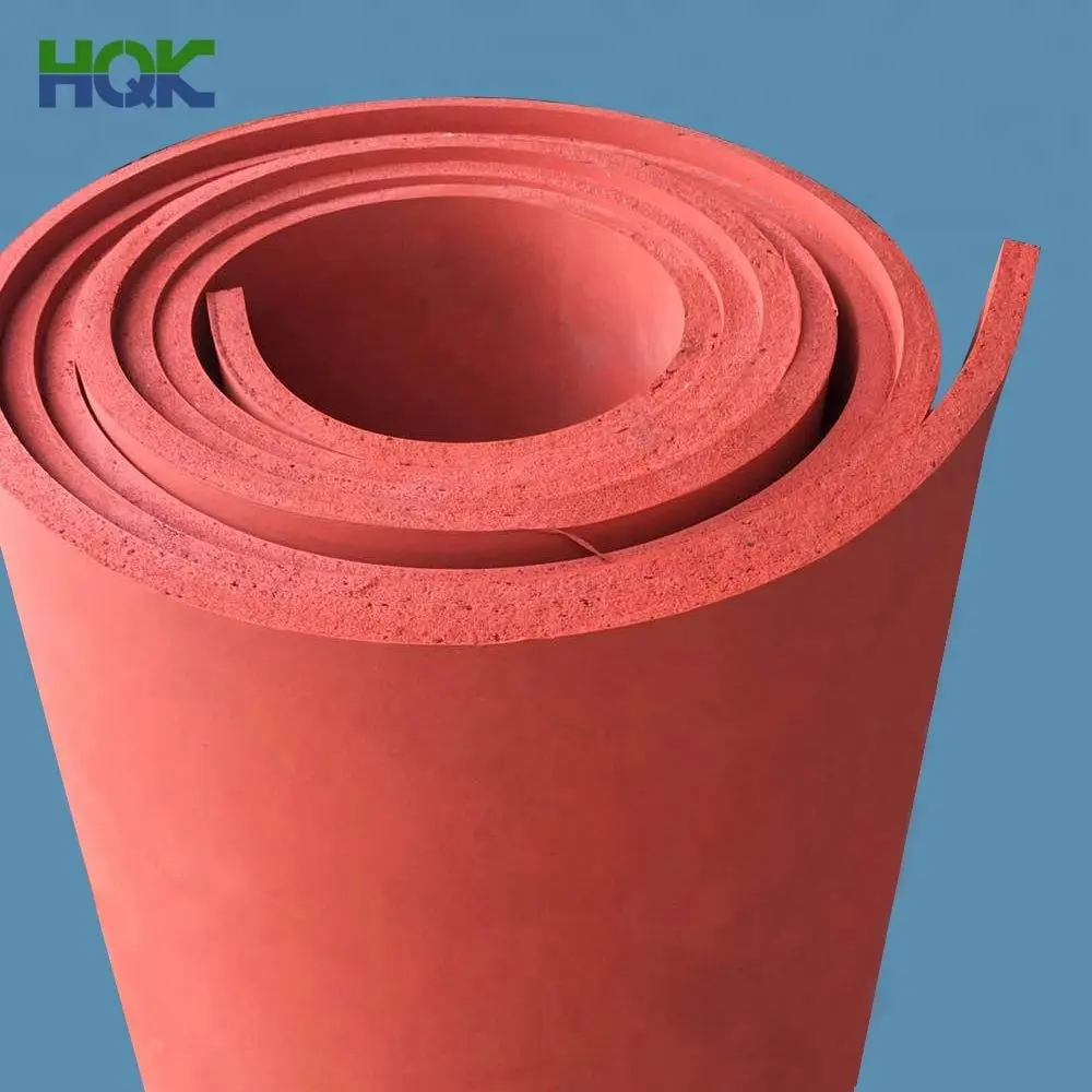 Hoja de esponja de goma de silicona resistente al calor de alta elasticidad