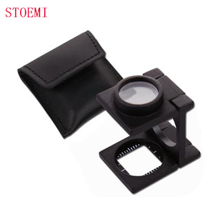 STOEMI 1588 10X 접는 리넨 테스터/천 검사 돋보기 (측정 돋보기 확대경 섬유 인쇄) - Product Image 5
