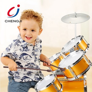 ชุดกลองแจ๊สเด็ก ของเล่นดนตรี เครื่องดนตรีพลาสติกสำหรับเด็ก ยี่ห้อ Chengji Instrumento Musical De Juguete มีจำหน่าย - Product Image 3
