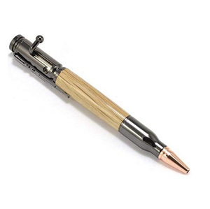 30 kalibre woodpen kalem kitleri DIY boş avcı tabancası Revolver tükenmez kalem tüfek gövde Compon cıvata eylem kalem yapma kitleri - Product Image 3