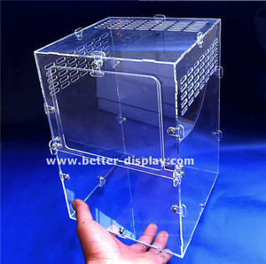 wholesale acrylic organic glass geometric glass terrarium