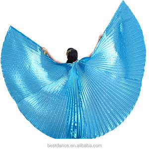 Costume da Danza del Ventre BestDance, <span class=keywords><strong>Ali</strong></span> di Iside <span class=keywords><strong>Nere</strong></span> per Donne, <span class=keywords><strong>Ali</strong></span> di Iside per Danza del Ventre Senza Bastoncini, OEM - Product Image 3