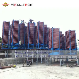 Gravity Spiral Concentrator For Chrome Ore Washing Plant