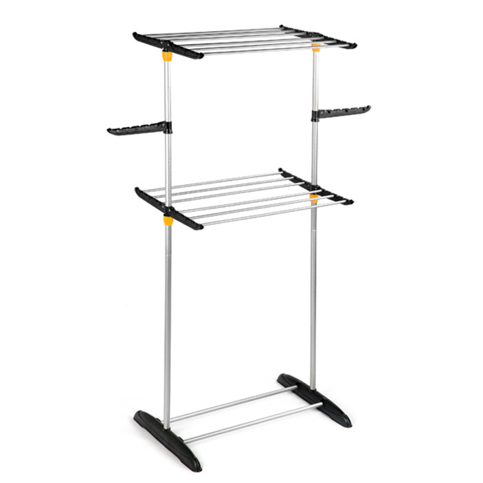 Многофункциональный 3 яруса Металл Портативный складной Прачечная Сушилка