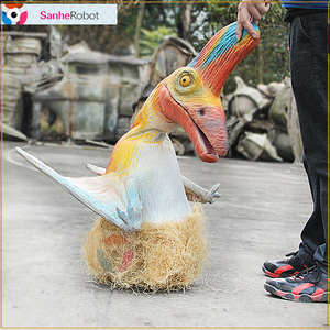 Artículo de espectáculo de Parque jurásico, marioneta de mano de dinosaurio realista para adulto - Product Image 2
