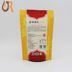 Stampa personalizzata opaca superficie di riso cibo sacchetto della chiusura lampo di personalizzazione pacchetto <span class=keywords><strong>miglio</strong></span> di plastica stand up di imballaggio foglio di alluminio sacchetto - Product Image 4