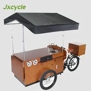 Jxcycle 전기 커피 자전거 모바일 커피 카트 야외 비즈니스