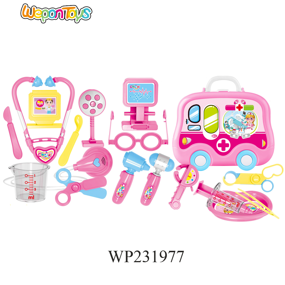 Оптовая продажа, 18 шт., забавная игра для медсестры, дошкольный докторский игровой набор, пластиковый мини-доктор, детский комплект