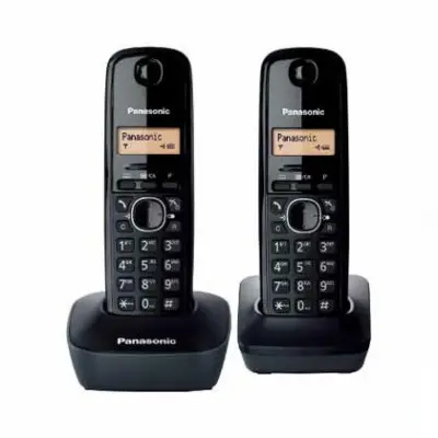 Panasonic KX-TG3412 2.4 GHz Cordless電話Telephoneワイヤレス固定AmberバックライトLCD Caller IDインターホン