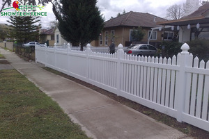 Chất Lượng Cao Sử Dụng Rộng Rãi Giá Rẻ PVC Vinyl Cọc Hàng Rào Vườn Hàng Rào Hàng Rào - Product Image 4