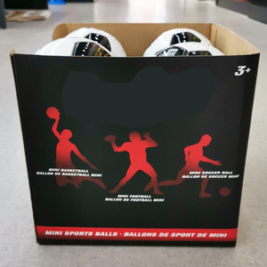 Mini juego de pelota en caja de exhibición PDQ, para fútbol, pelota, juego deportivo - Product Image 5