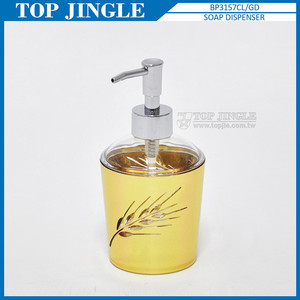 Fashion Golden Conical <b>Acrylic</b> <b>Liquid</b> Soap Dispenser - Product Image 1