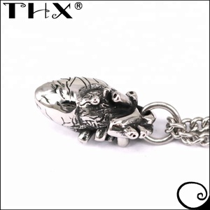 Collar anatómico de joyería de corazón humano, <span class=keywords><strong>regalo</strong></span> <span class=keywords><strong>para</strong></span> enfermera cardíaca, <span class=keywords><strong>cirujano</strong></span>, hombre y mujer - Product Image 3
