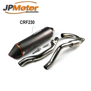 Jpmotor silenciador para motocicleta, 38mm, sistema de escape crf230