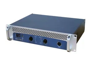 Professional 2 channel amplifier with high output power and bridge power