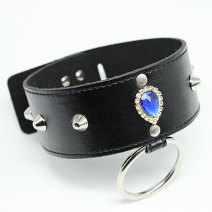 PU Leather <strong>Adult</strong> Bondage <strong>Collar</strong> With Chain Fetish Slave Sex Toys for Bondage <strong>Collar</strong> for Female Metal Bondage <strong>Collars</strong> With Rivet