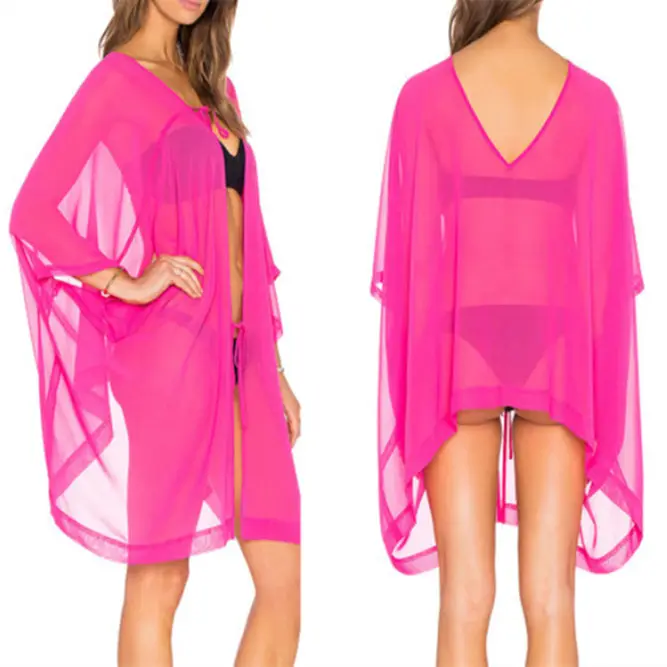 2019 Dịch Vụ OEM Chất Lượng Tốt Bãi Biển Kaftans Cho Phụ Nữ