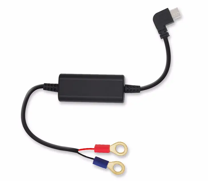 10ft (10ft) Car Power Inverter 12V to 5V Converter Mini USB Hardwire for Dash Cam