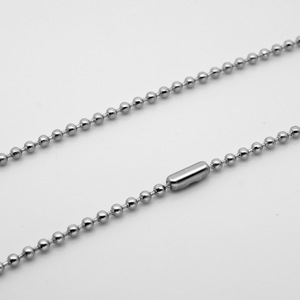 Collier avec pendentif en forme de boule en acier inoxydable à faire soi-même, vente en gros - Product Image 4