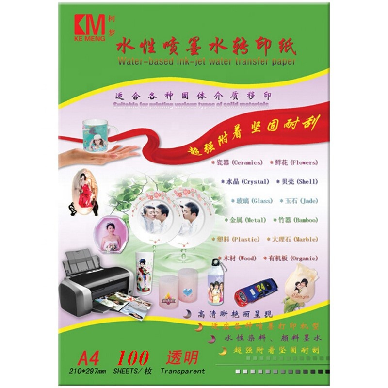 (100 шт./лот) бумага формата а4 для струйной печати, переводная бумага, прозрачная переводная бумага, прозрачная водоотталкивающая бумага для струйной печати